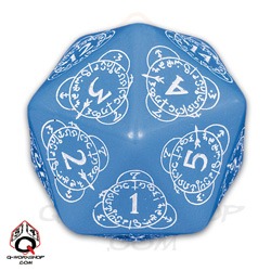 d20 Segnapunti Gigante - Blu