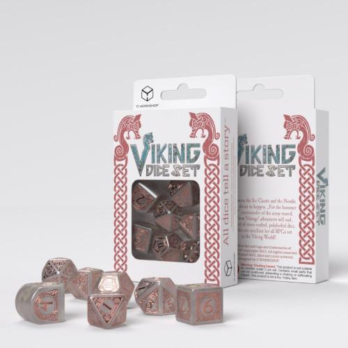 Set Dadi Viking - Niflheim: Nebbia/Argento