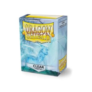 DRAGON SHIELD Standard Sleeves - Matte Clear (100 Sleeves)