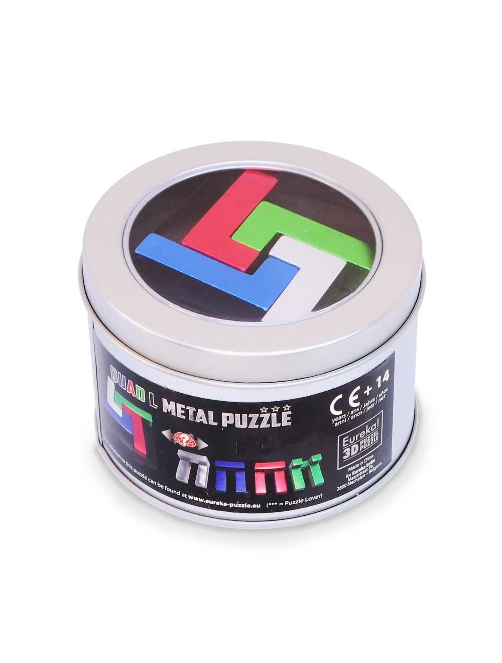 EUREKA 3D QUAD L METAL PUZZLE - immagine 3