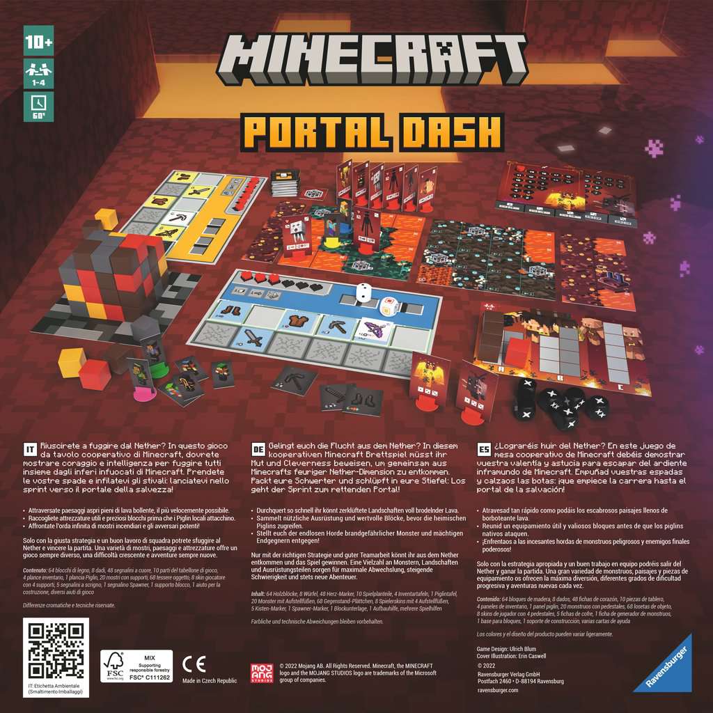 RAVENSBURGER Minecraft Portal Dash (prima Magma & Monsters) - immagine 3
