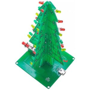 YXA368 - Albero Di Natale 37 Led 3 Col -Kit