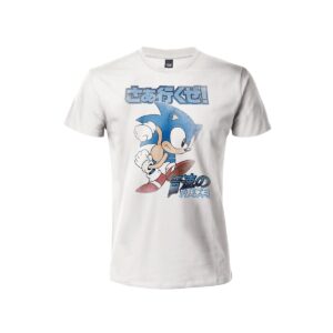 T-Shirt Sonic The Hedgehog: Sonic L Bianca