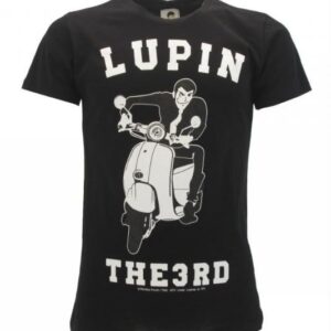 Lupin III - T-Shirt Lupin Vespa  M Nera