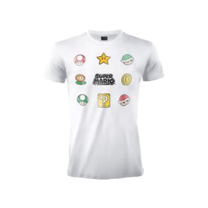 T-Shirt Super Mario - Icons S