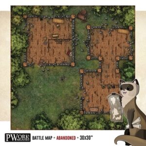 Battle Map - Abandoned 30x30"