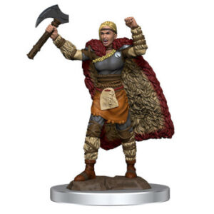 D&D Premium Miniatures - Barbaro Umano Femmina