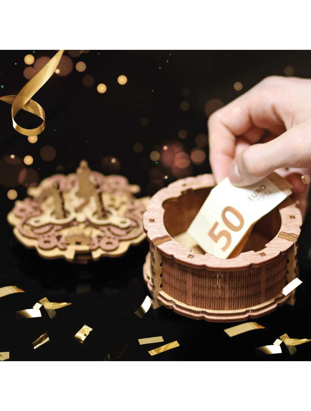 BIRTHDAY CAKE GIFT PUZZLE BOX - immagine 3