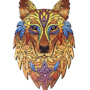 MANDALA PUZZLES - THE WOLF