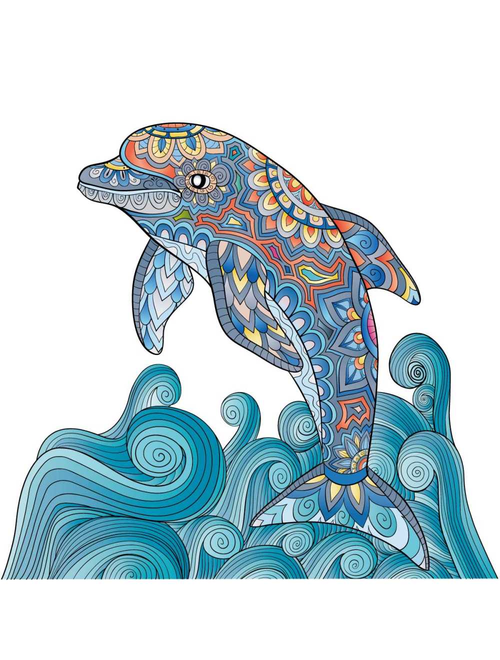 MANDALA PUZZLES - THE DOLPHIN