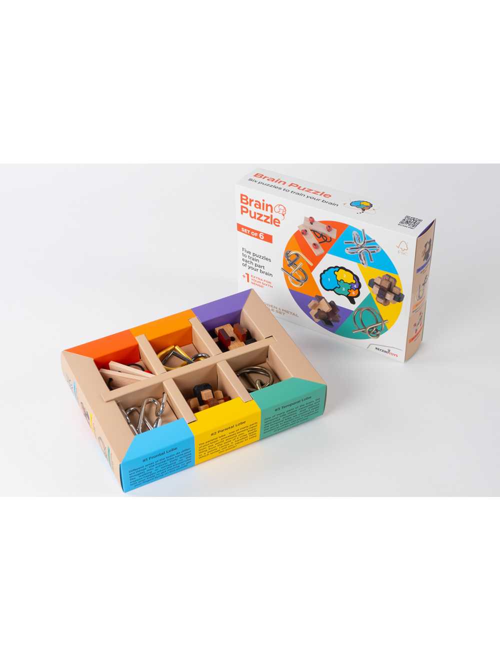 BRAIN PUZZLE SET OF 6 - immagine 3