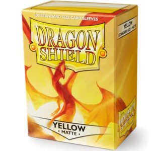 Bustine Standard Dragon Shield Matte 100 (YELLOW)