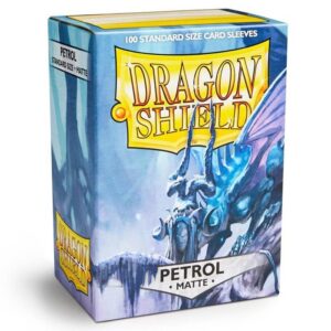 Bustine Standard Dragon Shield Matte 100 (BLU PETROLIO)