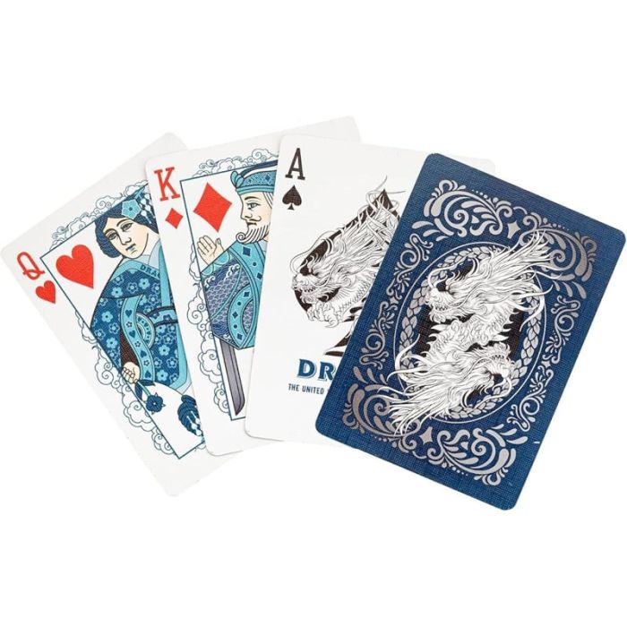 Carte Bicycle - Blue Dragon - immagine 2