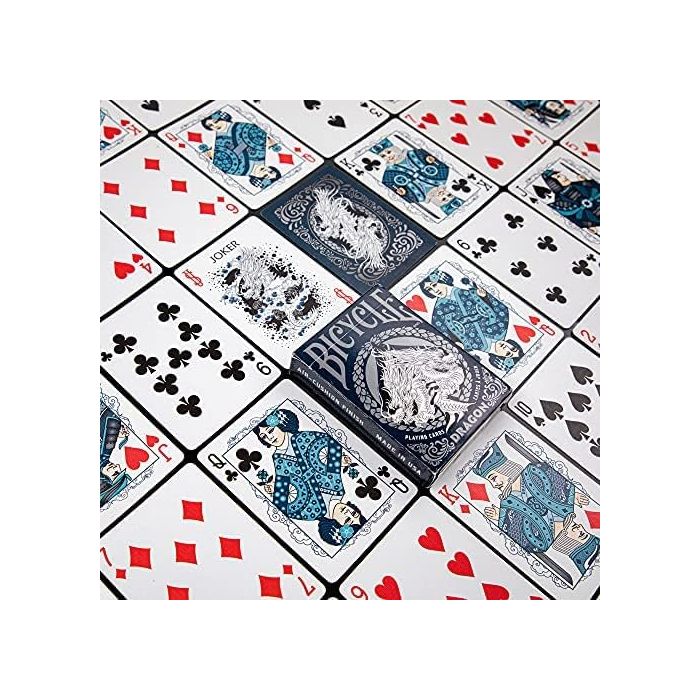 Carte Bicycle - Blue Dragon - immagine 4