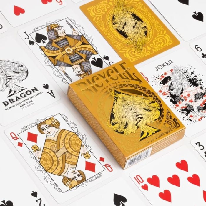 Carte Bicycle - Gold Dragon - immagine 2
