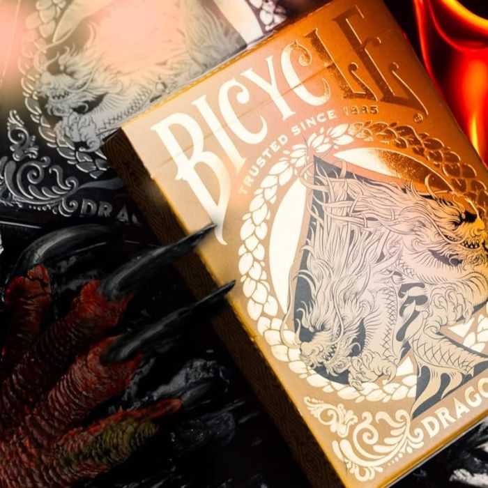 Carte Bicycle - Gold Dragon - immagine 4