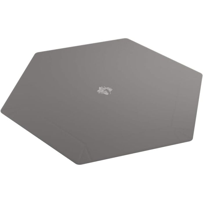 Vassoio Lanciadadi Gamegenic Magnetic Dice Tray Hexagonal (Nero-Grigio) - immagine 3