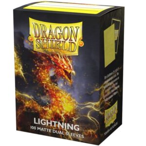 100 Bustine Standard Dragon Shield Matte Dual - LIGHTNING