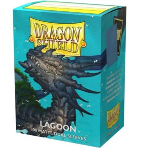 100 Bustine Standard Dragon Shield Matte Dual - LAGOON