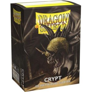100 Bustine Standard Dragon Shield Matte Dual - CRYPT