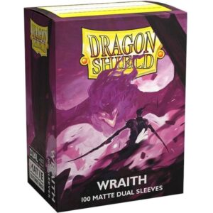 100 Bustine Standard Dragon Shield Matte Dual - WRAITH