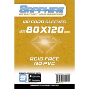 100 Bustine Sapphire GOLD 80x120 (Dixit)