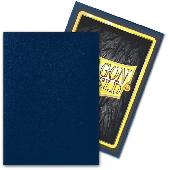 100 Bustine Standard Dragon Shield Matte Sleeves - MIDNIGHT BLUE - immagine 2