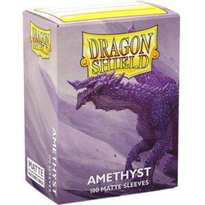 100 Bustine Standard Dragon Shield Matte Sleeves - AMETHYST