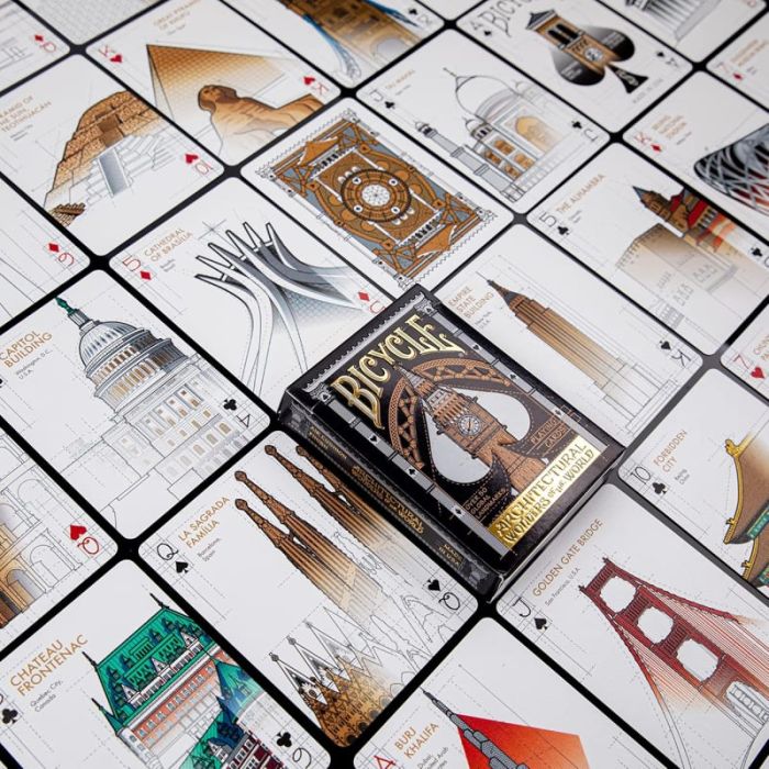 Carte Bicycle - Architectural Wonders of The World - immagine 2