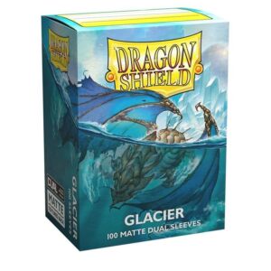 DRAGON SHIELD Dual Matte Sleeves - Glacier 'Miniom' (100 Sleeves)