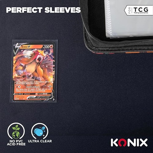 KONIX - MULTIMEDIA 100 X PERFECT SLEEVES 64X89 MM - immagine 3