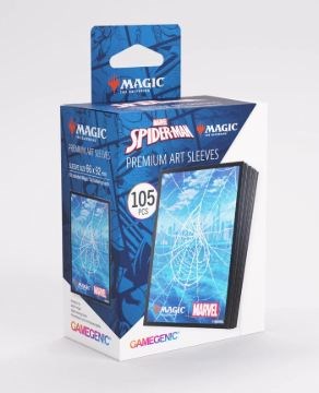 Magic The Gathering - GAMEGENIC - Marvel's - Premium Art Sleeves - Spider-Man Island - immagine 2