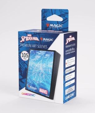 Magic The Gathering - GAMEGENIC - Marvel's - Premium Art Sleeves - Spider-Man Island - immagine 3