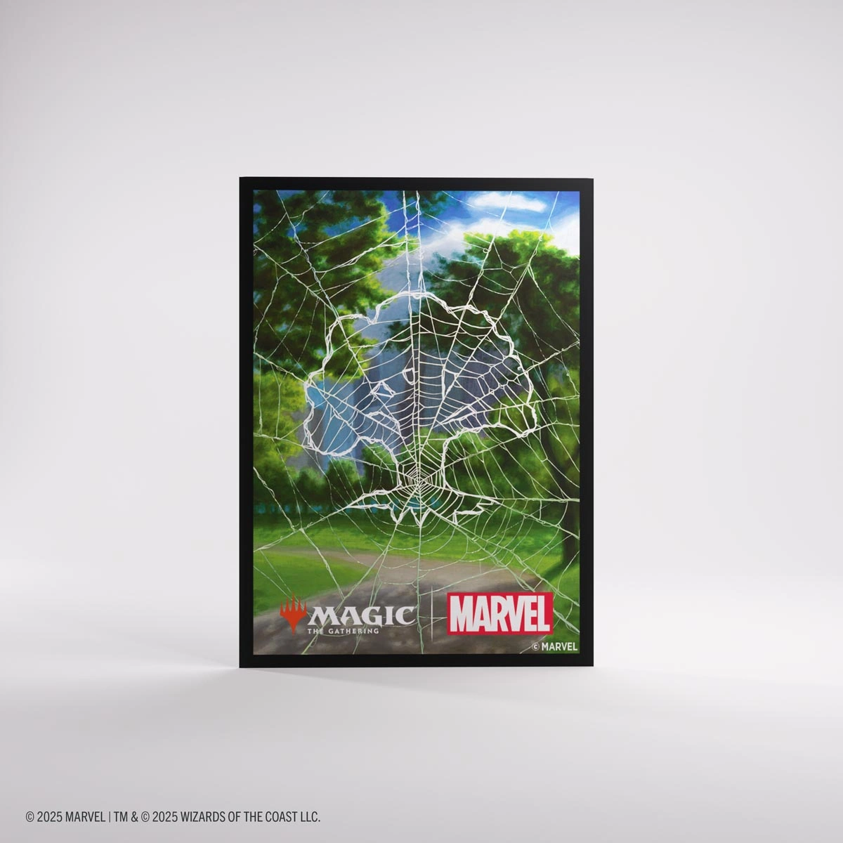 Magic The Gathering - GAMEGENIC - Marvel's - Premium Art Sleeves - Spider-Man Forest - immagine 2