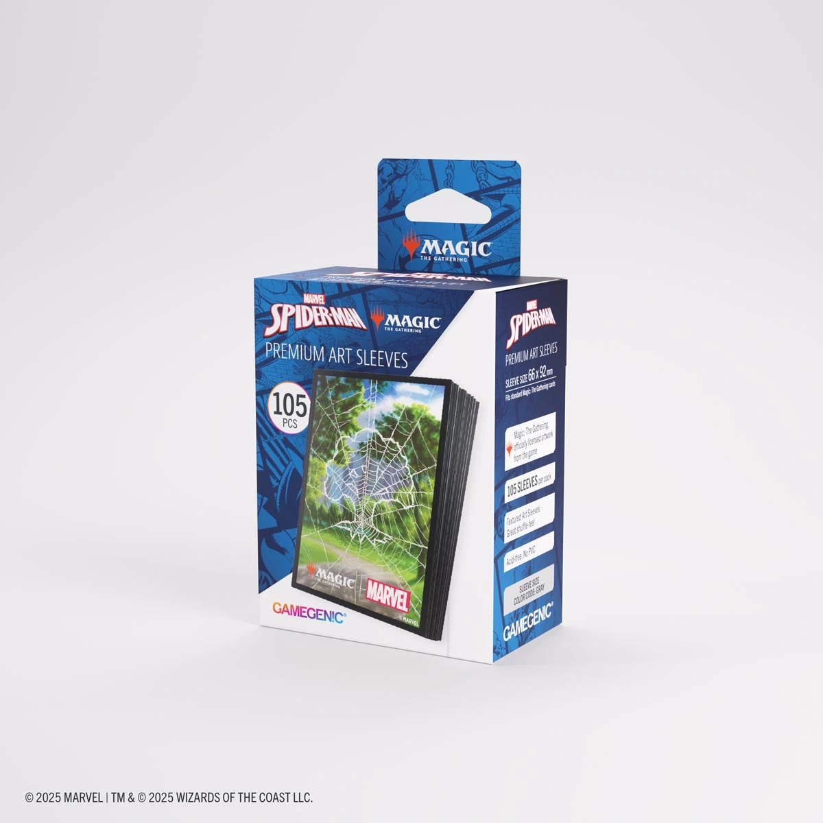 Magic The Gathering - GAMEGENIC - Marvel's - Premium Art Sleeves - Spider-Man Forest - immagine 3