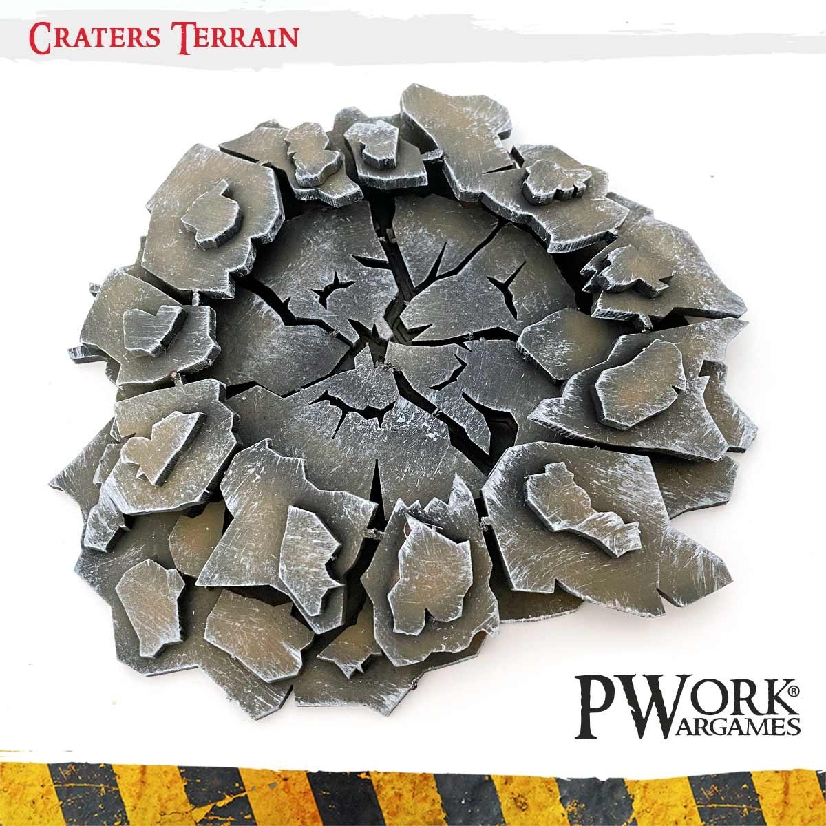MDF Terrain Scenery Small - Craters Terrains - immagine 3
