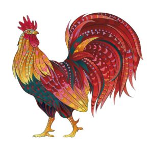MANDALA PUZZLES - THE ROOSTER