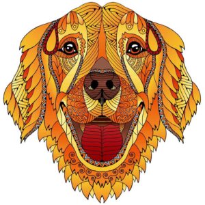 MANDALA PUZZLES - THE DOG
