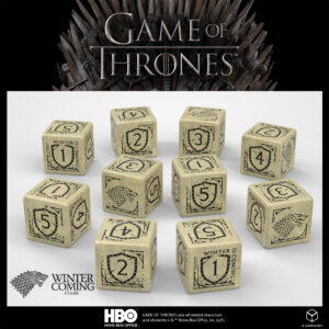 SET 10 DADI - GAME OF THRONES - STARK