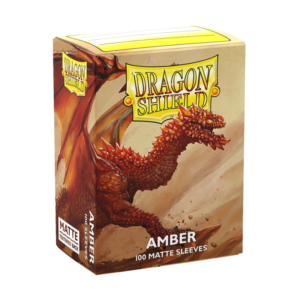 Dragon Shield  - Standard Sleeves: Amber [Matte]