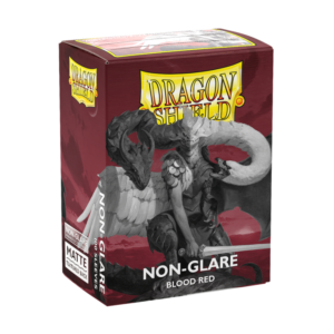 Dragon Shield  - Standard Sleeves: Non-Glare Blood Red [Matte]