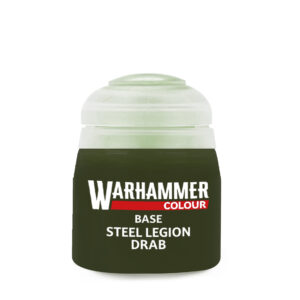 WARHAMMER COLOUR - Base - Steel Legion Drab (12 ml)