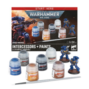 WARHAMMER 40000 - Space Marines INTERCESSORS + PAINTS