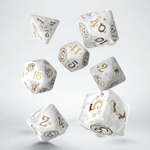 Q Workshop - CATS: Purrl 7pc RPG Dice Set