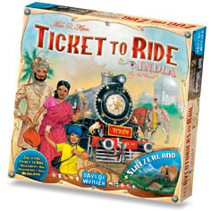 Ticket to Ride - India & Switzerland - ESPANSIONE
