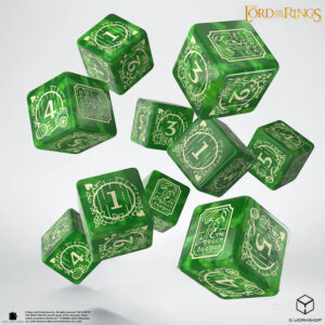 Q Workshop - The Lord of the Rings: D6 Dice Set: Shire (10 pieces)