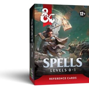 D&D - Reference Cards: Spells (Levels 0-1) - ENG
