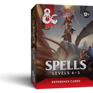D&D - Reference Cards: Spells (Levels 4-5) - ENG